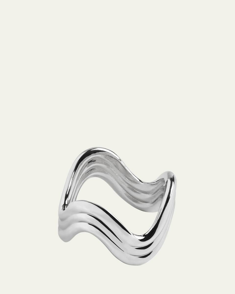 Ripple Napkin Rings Jewels, Set of 4
